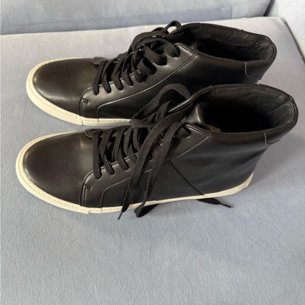 Black High-Top Sneakers
